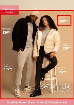 Choice Clothing : Winter Ready (24 May - 08 June 2023), page 1