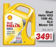 Shell Helix HX5 15W-40 Motor Oil SHL.8274-5L Each