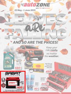 Autozone : Leaves Are Falling And So Are The Prices (22 May - 01 June 2025), page 1