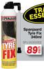 Spanjaard Tyre Fix SPJ.55000302-340ml Each