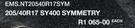 Symmetry 205/40R17 SY400 Symmetry EMS.NT20540R17SYM-Each