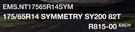 Symmetry 175/65R14 Symmetry SY200 82T EMS.NT17565R14SYM-Each