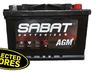 Sabat Battery 646AGM Battery Haval H Series & Other Stop Start Applications SBT.646AGM