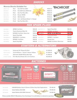 Autozone : Leaves Are Falling And So Are The Prices (22 May - 01 June 2025), page 4