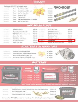 Autozone : Leaves Are Falling And So Are The Prices (22 May - 01 June 2025), page 4