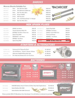 Autozone : Leaves Are Falling And So Are The Prices (22 May - 01 June 2025), page 4