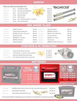 Autozone : Leaves Are Falling And So Are The Prices (22 May - 01 June 2025), page 4