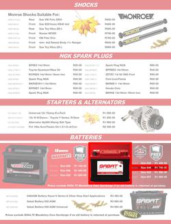 Autozone : Leaves Are Falling And So Are The Prices (22 May - 01 June 2025), page 4