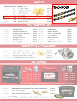 Autozone : Leaves Are Falling And So Are The Prices (22 May - 01 June 2025), page 4