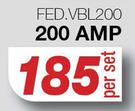 Jumper Cables 200 Amp FED.VBL200-Per Set