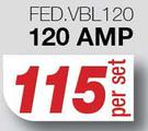Jumper Cables 120 Amp FED.VBL120-Per Set