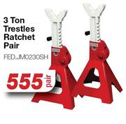 3 Ton Trestles Ratchet Pair FED.JM0230SH-Per Pair