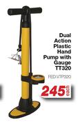 Dual Action Plastic Hand Pump With Gauge TT320 FED.VTP320-Each