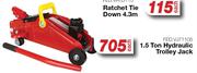 1.5 Ton Hydraulic Trolley Jack FED.VJ71105-Each