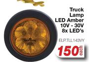 Truck Lamp LED Amber 10V-30V 8x LED's ELP.TLL143VY-Each