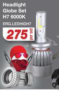 Headlight Globe Set H7 6000K ERG.LEDHIDH7-Per Set
