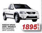 Skinz Custom Fit Seat Covers For Nissan NP200 2008+ Models FED.SKNP2Ff-Per Set