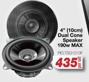 Pioneer 4" (10cm) Dual Cone Speaker 190W Max PIO.TSG1010F