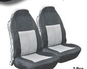 2 Pce Front Seat Cover Set (Black) FED.EXP60FBLK-Per Set