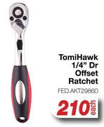 TomiHawk 1/4" Dr Offset Ratchet FED.AKT29860
