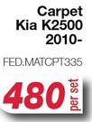 Carpet For Kia K2500 2010- FED.MATCPT335-Per Set