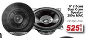 Pioneer 6" (15cm) Dual Cone Speaker 280W Max PIO.TSG1610F-Per Set