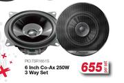 Pioneer 6" Co-Ax 250W 3 Way Set PIO.TSR1651S-Per Set