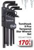 Tomi Hawk 9 Pce Tampered Star Wrench Set FED.AKT73008-Per Set