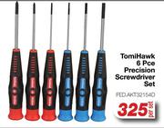 Tomi Hawk 6 Pce Precision Screwdriver Set FED.AKT32154D-Per Set