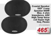 Coaxial Speaker 6 x9" 3 Way Speaker STA.SSMP57450BT-Per Set