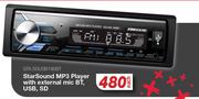 Star Sound MP3 Player With External Mic BT, USB,SD