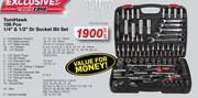 Tomi Hawk 106 Pce 1/4" & 1/2" Dr Socket Bit Set FED.AKT45488-Per Set