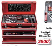 Tomi Hawk 103 Pce 3 Drawer Set FED.AKT47109-Per Set