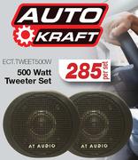 Auto Kraft Tweeter Set (500 Watt)  ECT.TWEET500W-Per Set
