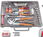Auto Kraft 40 Pce Tool Set FED.VTK040-Per Set
