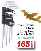 TomiHawk 9 Pce Long Hex Wrench Set FED.AKT22932-Per Set