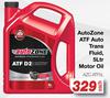 AutoZone ATF Auto Trans Fluid Motor Oil AZC.ATF5L-5Ltr