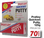 Pratley Quickset Putty PRA.84135-125g 