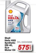 Shell Helix HX8 Synthetic 5W-40, Motor Oil SHL.550045698-5Ltr