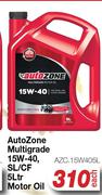Auto Zone Multigrade 15W-40 SL/CF, Motor Oil AZC.15W405L-5Ltr