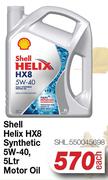 Shell Helix HX8 Synthetic 5W-40 Motor Oil SHL.550045698-5Ltr