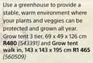 Grow Tent Walk In 143 x 143 x 195cm