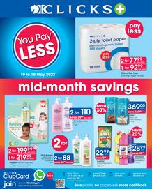 Clicks : Mid-Month Savings (10 May - 18 May 2022)