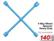 4 Way Wheel Spanner Heavy Duty FED.4WAYWSHD