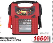 Rechargeable Jump Starter 900A FED.JS020-Each
