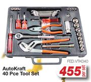 Auto Kraft 40 Pce Tool Set FED.VTK040-Per Set