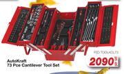 Auto Kraft 73 Pce Cantilever Tool Set FED.TOOLKCL73-Per Set