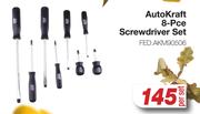 Auto Kraft 8 Pce Screwdriver Set FED.AKM90506-Per Set