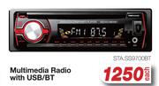 Digital Star Sound Multimedia Radio With USB/BT STA.SS9700BT-Each