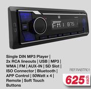 RA Single DIN MP3 Player REF.RABTR01-Each